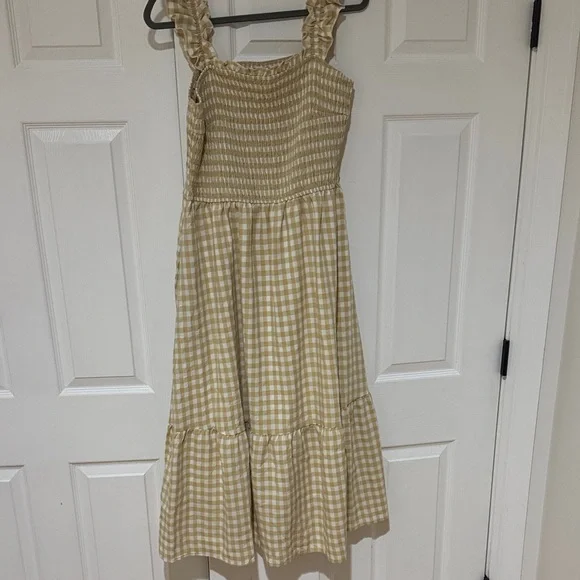 PrettyGarden Yellow Checkered  Dress - Picture 6 of 10